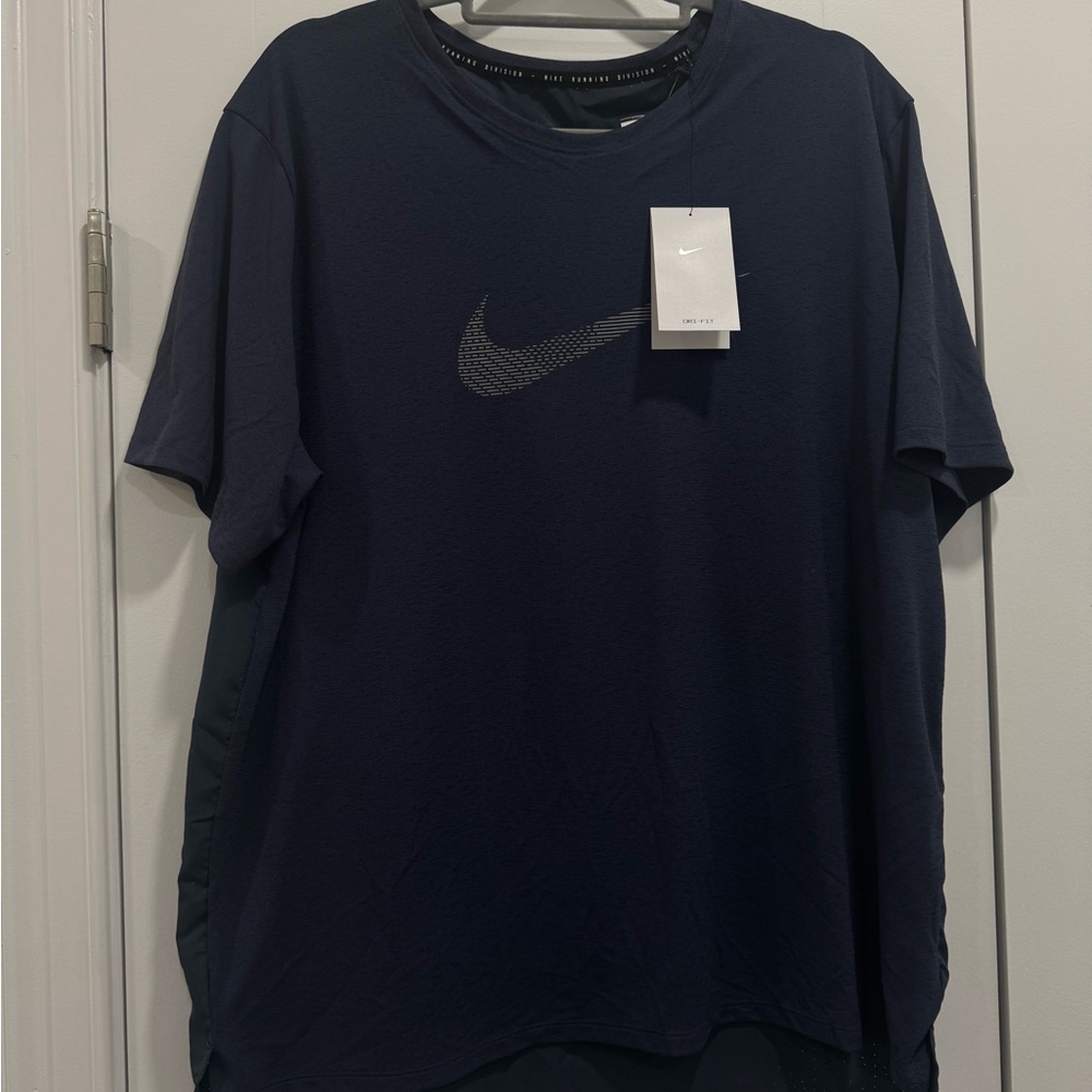 Nike Dri-Fit Men's Navy Blue Running Division T-shirt